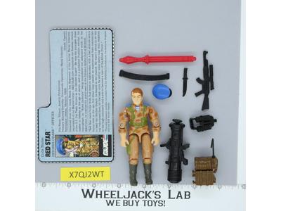 Red Star V1 100% Complete G.I. Joe 1991 Hasbro Vintage Action Figure