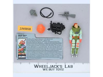 Deepsix V2 100% Complete 1989 G.I. Joe Hasbro Vintage Action Figure
