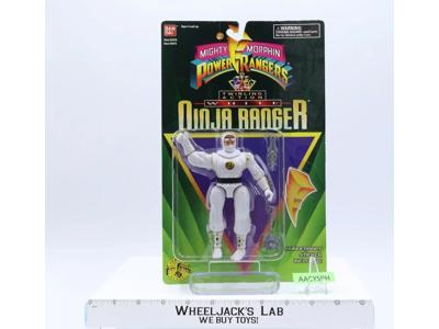 Mighty Morphin White Ninja Ranger Power Rangers 1995 Bandai NEW MOSC #2471