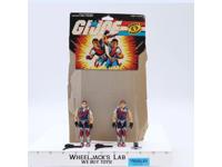 GI JOE ARAH 1985 TOMAX & XAMOT Complete Crimson Guard Twins Cobra W/Cardback