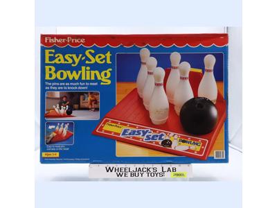 Easy-Set Bowling #2332 Fisher-Price Preschool Toy 1990 NEW MISB SEALED