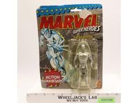The Silver Surfer Marvel Super Heroes 1990 Toybiz Action Figure UNPUNCHED MOSC