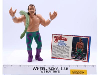 Jake The Snake 1987 WWF LJN Titan Sports 8" Vintage Wrestling Superstars w Snake