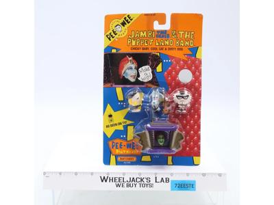 Jambi the Genie & the Puppet Land Band Pee-Wee's Playhouse 1988 Matchbox SEALED