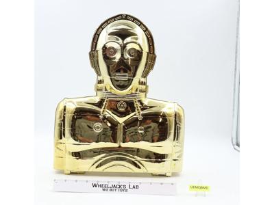 C-3PO Gold Action Figure Storage Case Star Wars 1983 Kenner Vintage