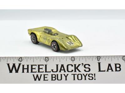 Ferrari 312P Yellow Hot Wheels 1969 Redline Mattel Vintage