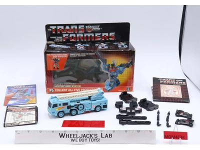 Hot Spot 100% Complete W BOX 1986 Vintage Hasbro G1 Transformers Action Figure