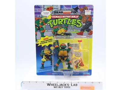 Head Droppin' Mike Teenage Mutant Ninja Turtle TMNT Playmates UNPUNCHED MOSC