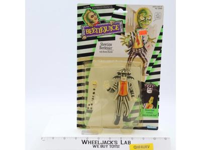 Showtime Beetlejuice W/ Rotten Rattler Beetlejuice 1989 Kenner Figure NEW SEALED