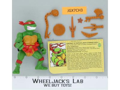 Storage Shell Raphael Teenage Mutant Ninja Turtles TMNT 1991 Playmates Figure