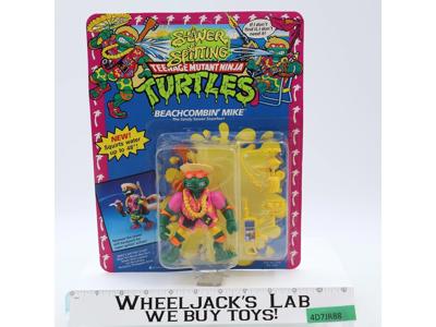 Beachcombin' Mike Teenage Mutant Ninja Turtles TMNT Playmates UNPUNCHED MOSC NEW
