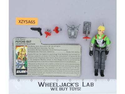 Psyche-Out V1 100% Complete G.I. Joe 1987 Hasbro Vintage Action Figure