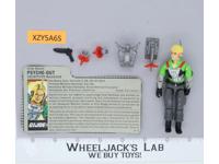 Psyche-Out V1 100% Complete G.I. Joe 1987 Hasbro Vintage Action Figure