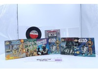 Lot of 6 Star Wars Story Read Along Books Tape & Records Buena Vista Records