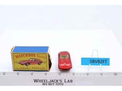 'E' Type Jaguar Matchbox Series No. 32 RED Lesney 1960's Made In England
