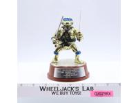 Leonardo Gold 5th Anniversary Limited Edition Bank TMNT 1992 Playmates Vlintage