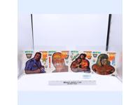 Lot of 4 Really Big Stickers WWF Wrestling 1991 Mello Smello NEW SEALED