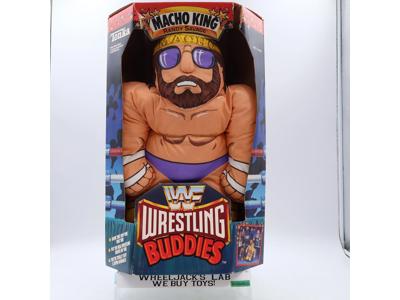 Macho King Randy Savage Wrestling Buddies WWF WWE Wrestling 1990 Tonka 22" Plush