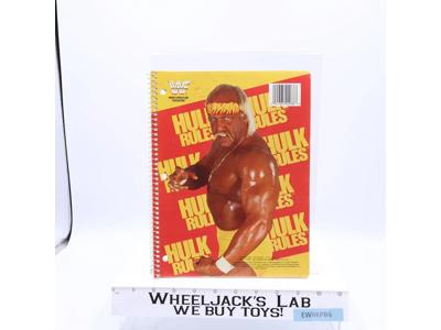Hulk Hogan Hulk Rules Spiral Notebook WWF Wrestling 1990 Titan Sports Vintage
