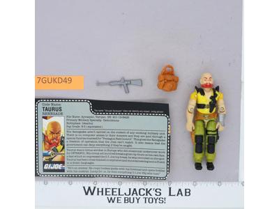 Taurus V1 100% Complete G.I. Joe 1987 Hasbro Vintage Action Figure