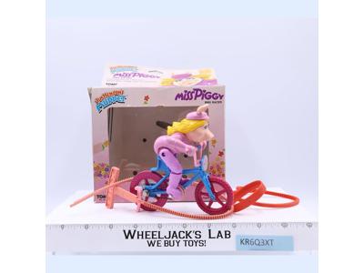 #5043 Miss Piggy BMX Racer Complete Jim Henson's Muppets 1983 Tomy Vintage