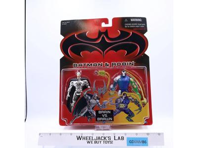 Brain vs Brawn DC Comics Batman & Robin 1997 Kenner Action Figure NEW SEALED