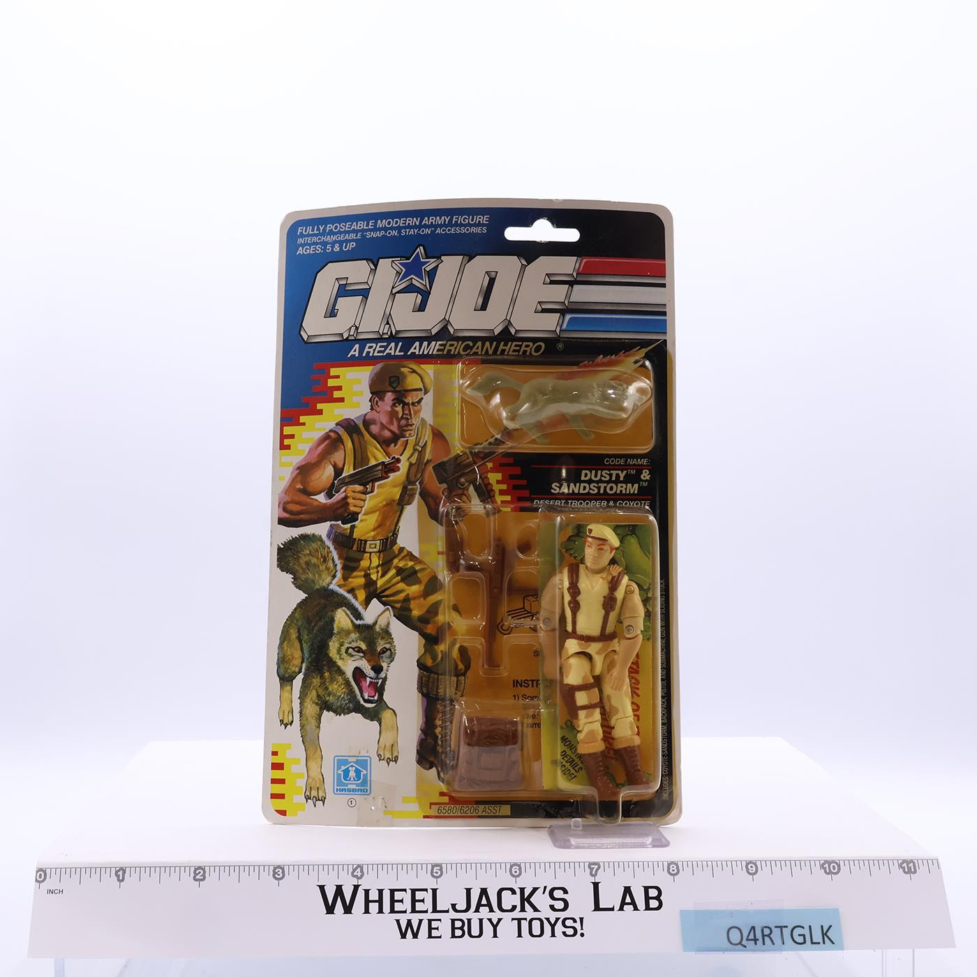 Dusty & Sandstorm 22 Back GI Joe 1990 Hasbro Vintage Action Figure NEW MOSC