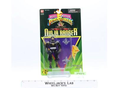 Mighty Morphin Black Ninja Ranger Power Rangers 1995 Bandai NEW MOSC #2474