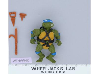 Leonardo HARD HEAD Teenage Mutant Ninja Turtles 1988 Playmates Vintage Figure