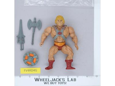 He-Man 100% Complete He-Man Masters of the Universe MOTU 1982 Mattel Vintage