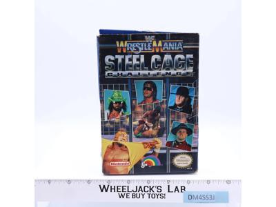 WWF Wrestle Mania Steel Cage Challenge Nintendo NES 1992 W/ Box & Instructions