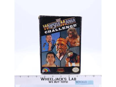 WWF Wrestle Mania Challenge Nintendo NES 1990 W/ Box & Instructions