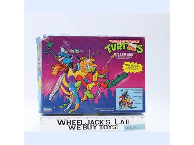 Killer Bee 100% Complete Teenage Mutant Ninja Turtle TMNT 1990 Playmates Vehicle