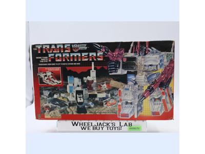 Metroplex W/BOX & INSERT 100% Complete 1985 Vintage G1 Transformers Figure