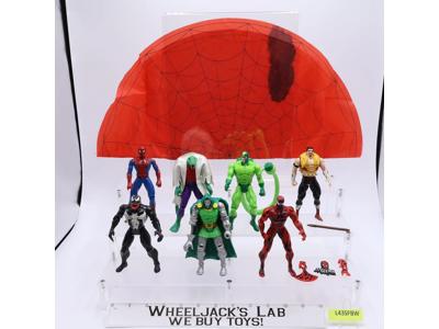 Lot of 7 Marvel Comics Action Figures + Accessories 1990s ToyBiz