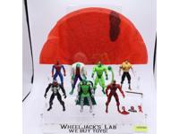 Lot of 7 Marvel Comics Action Figures + Accessories 1990s ToyBiz