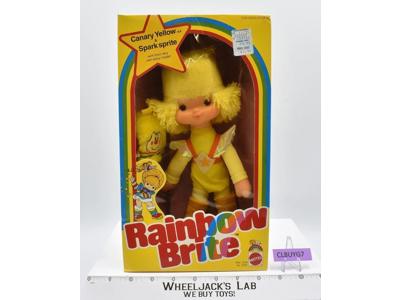 Canary Yellow & Spark Sprite Rainbow Brite 1983 Mattel Figure NEW MISB SEALED