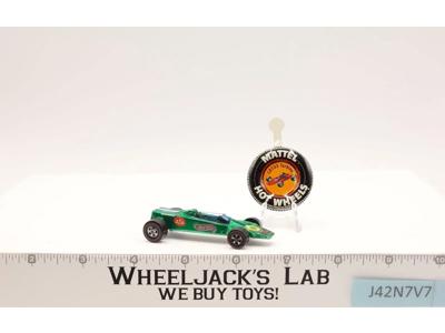 Lotus Turbine Green 1969 Mattel Redline Hot Wheels Vintage RL w/ Button