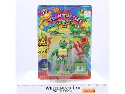 Toon Raph Teenage Mutant Ninja Turtles TMNT 1992 Playmates MOSC UNPUNCHED