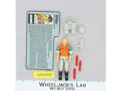 Topside V1 100% Complete G.I. Joe 1990 Hasbro Vintage Action Figure