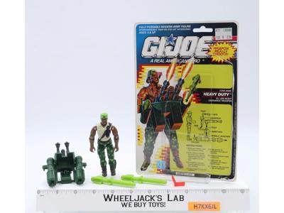 Heavy Duty V1 Complete W/ Cardback 1991 G.I. Joe Hasbro Vintage Action Figure