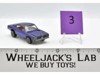 Custom Barracuda #3 Purple 1968 Redline Hot Wheels Mattel Vintage RL