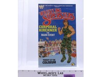 Corporal Kirchner Original Poster 12 x 7.5 WWF LJN Wrestling 1985 Vintage