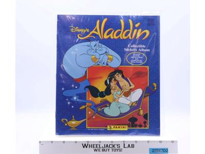 Aladdin Collectible Stickers Album 1994 Panini Disney Store NEW SEALED