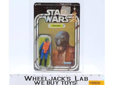 Walrus Man CAS GRADED 75 75/85/85 Star Wars 21 Back-B 1979 Kenner NEW SEALED