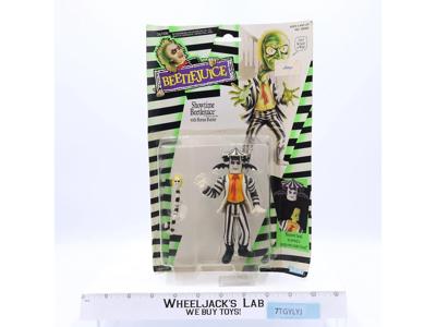 Showtime Beetlejuice W/ Rotten Rattler Beetlejuice 1989 Kenner Figure NEW SEALED