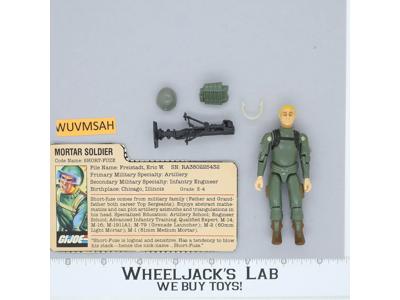 Short-Fuze V1 Straight Arms 100% Complete G.I. Joe 1982 Hasbro Vintage Figure