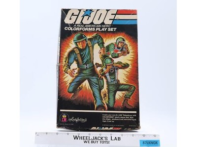 G.I. Joe A Real American Hero Play Set Colorforms 1982 Hasbro