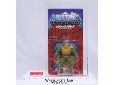 Man-At-Arms CAS GRADED 75+ 75/80/90 He-Man Masters of the Universe MOTU 8-Back