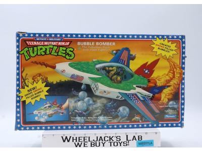 Bubble Bomber 100% Complete TMNT 1992 Playmates Action Figure Vehicle